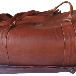 Large duffle bag - Dark brown pullup